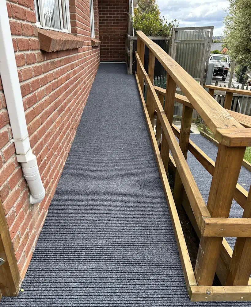 outdoor carpet ramp accessibility welss launceston